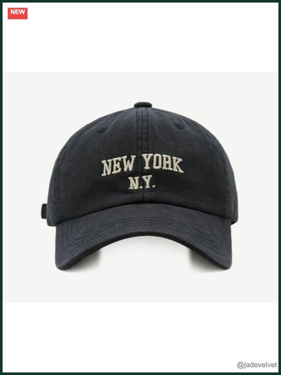 Baseball Cap with Curved Brim UV Protection Adjustable Strap Sport Hat main image 6